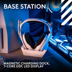 Logitech G Astro A50 LIGHTSPEED Gaming Headset with Base Station (White)  
