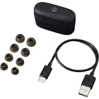 Audio-Technica ATH-CKS30TW+ TWS Noise Cancelling In-Ear Headphones (Black)