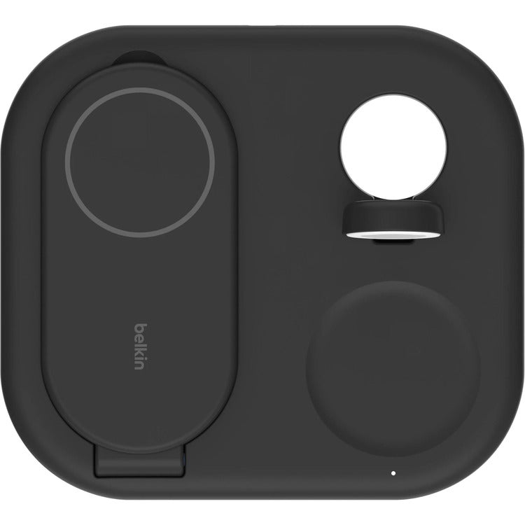 Belkin BoostCharge 3 in 1 Magnetic Foldable Wireless Charger with Qi2 (Black) 