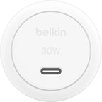 Belkin BoostCharge 30W PD USB-C Wall Charger (White)