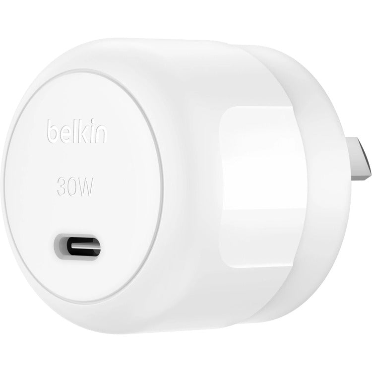 Belkin BoostCharge 30W PD USB-C Wall Charger (White)