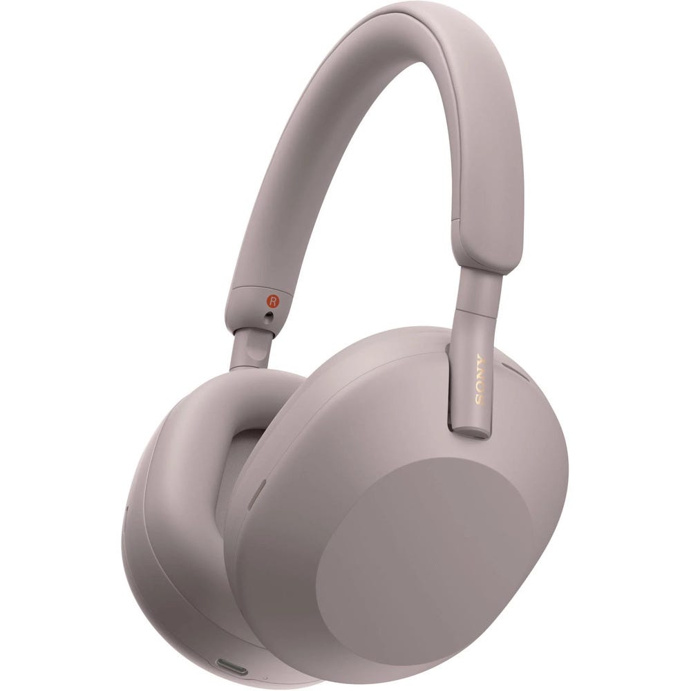 WH-1000XM5 Premium Noise Cancelling Wireless Over-Ear Headphones (Smoky Pink)