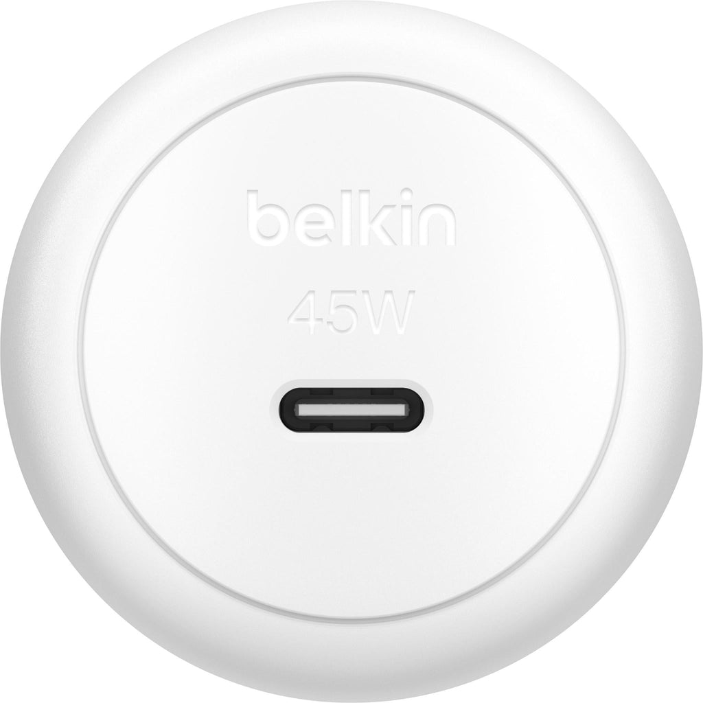 Belkin BoostCharge Compact 45W PD USB-C Wall Charger (White)