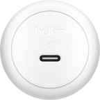 Belkin BoostCharge Compact 45W PD USB-C Wall Charger (White)