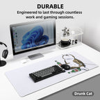 YUNZII Keynovo Desk Mat 900x400x3mm (Drunk Cat)