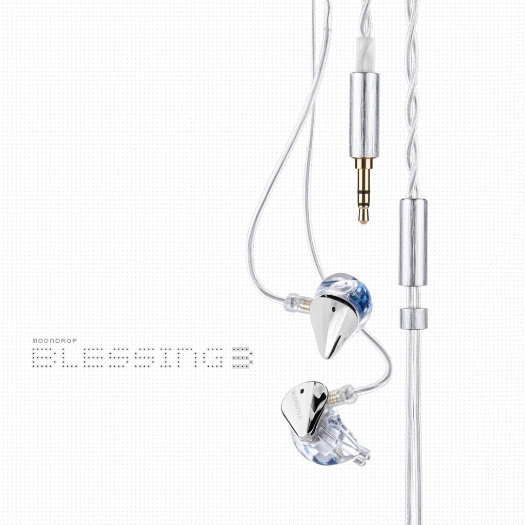 MOONDROP BLESSING 3 2DD + 4BA Hybrid Wired IEM Headphones