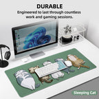 YUNZII Keynovo Desk Mat 900x400x3mm (Sleeping Cat)