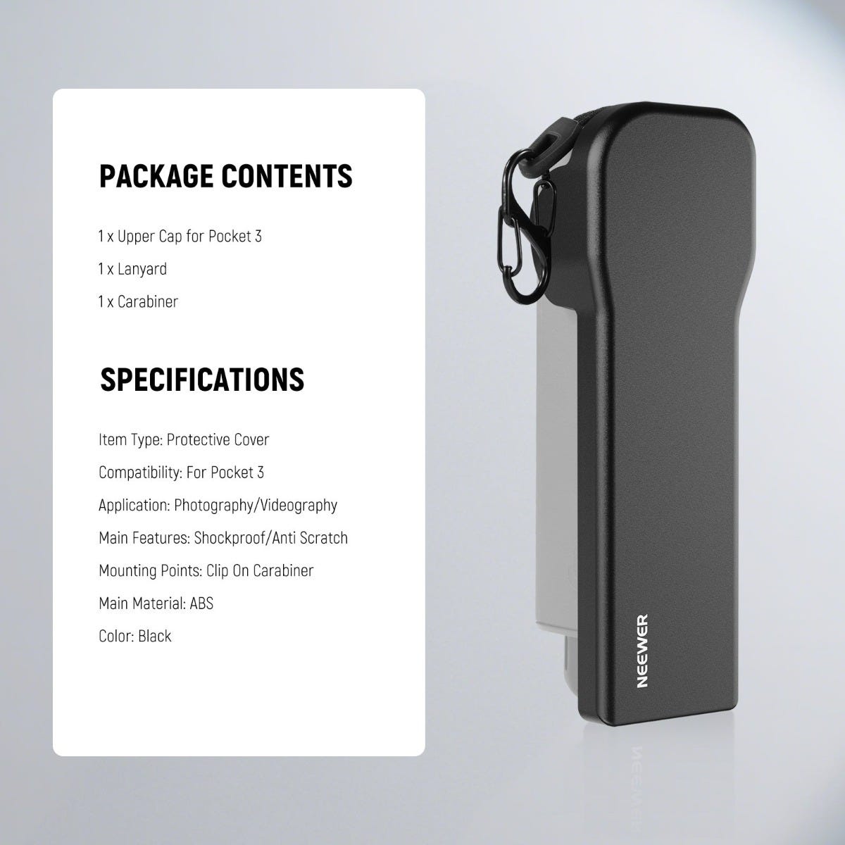 NEEWER AC026 DJI Osmo Pocket 3 Protective Cover