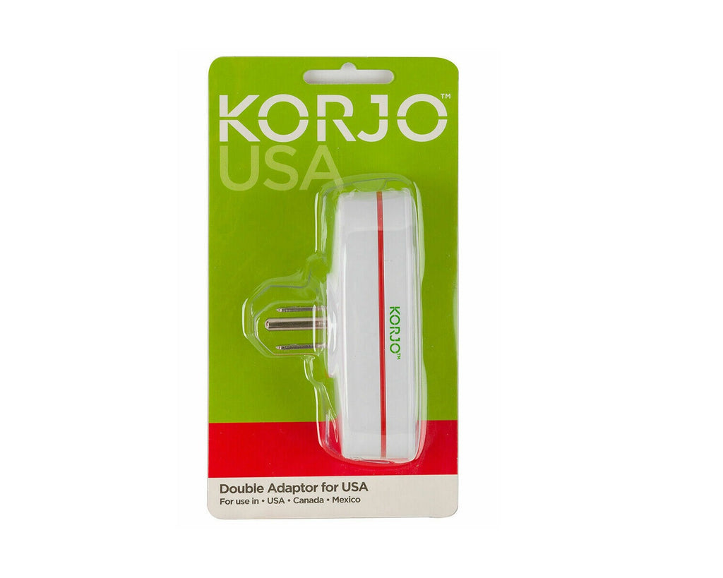 Korjo Double Adapter- USA