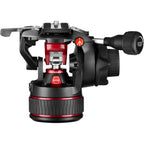 Manfrotto 608 Nitrotech Fluid Video Head and 536 Carbon Fiber Single Legs Tripod
