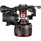 Manfrotto 608 Nitrotech Fluid Video Head and 536 Carbon Fiber Single Legs Tripod