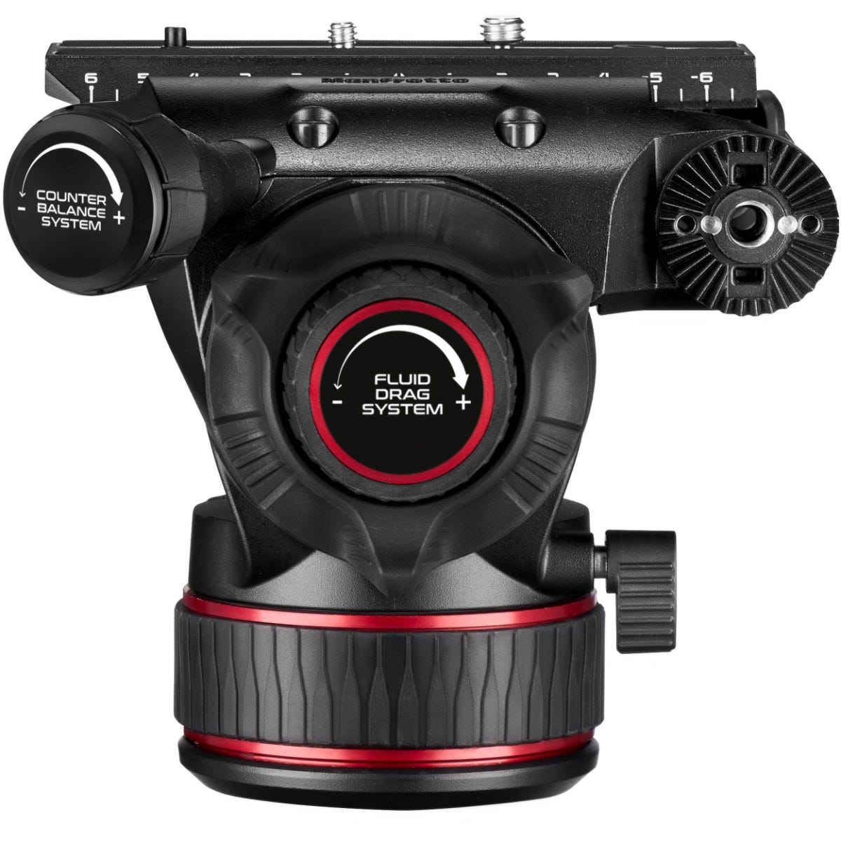 Manfrotto 608 Nitrotech Fluid Video Head and 536 Carbon Fiber Single Legs Tripod