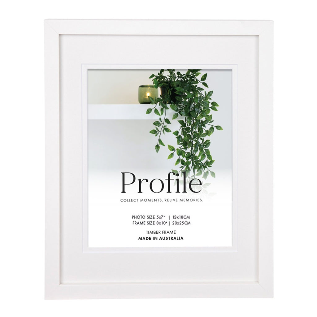 Profile 10420 Deluxe White 5x7/8x10" /  13x18/20x25cm