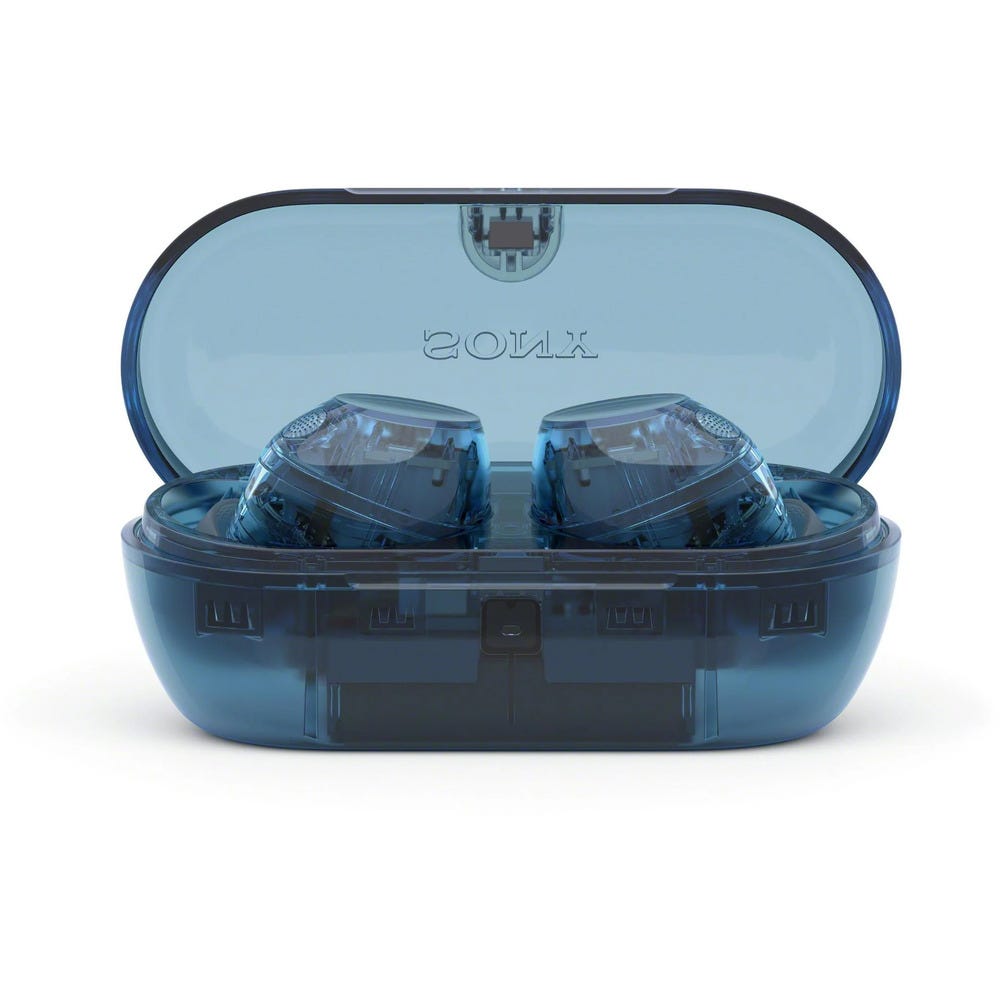 Sony WFC710N True Wireless Noise Cancelling Earbuds (Glass Blue)