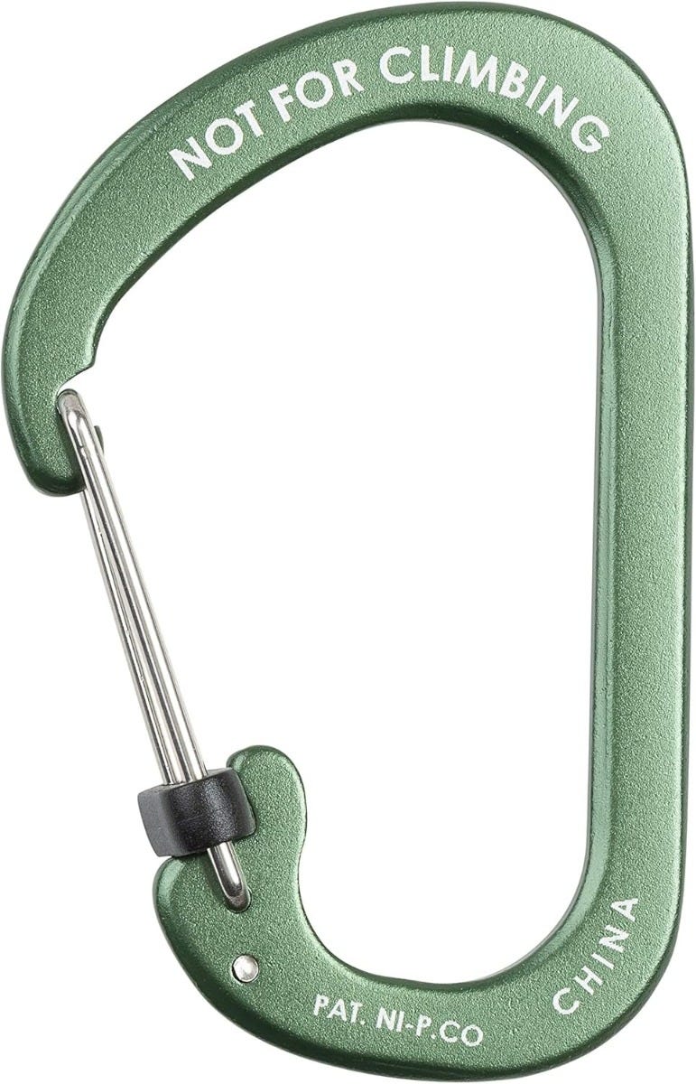 Nite Ize SlideLock Carabiner Aluminium #4 - Olive