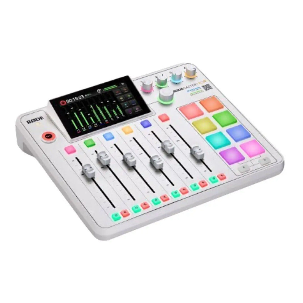 Rode RODECaster Pro II Integrated Audio Production Studio - White