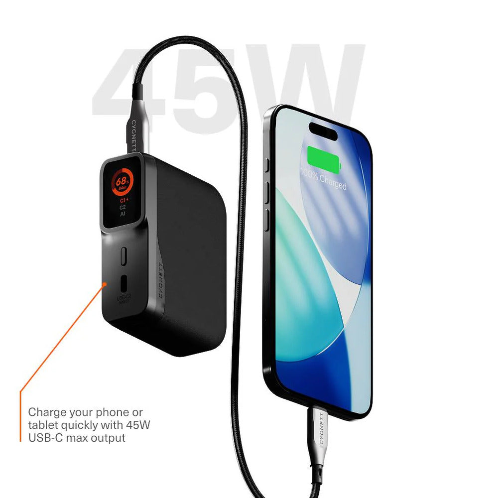 Cygnett Encore 10k mAh Power Bank (Graphite)