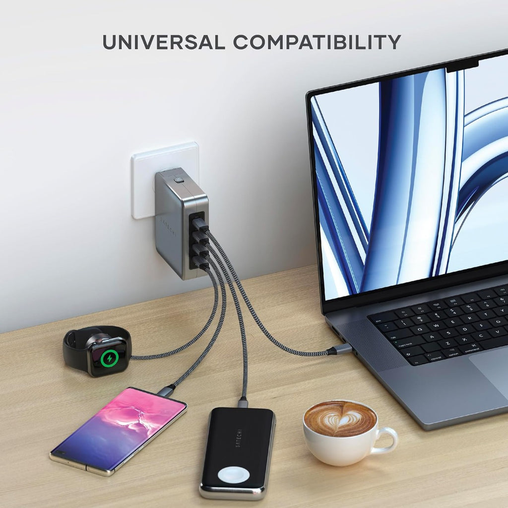 Satechi 145W USB-C 4-Port GaN Travel Charger 