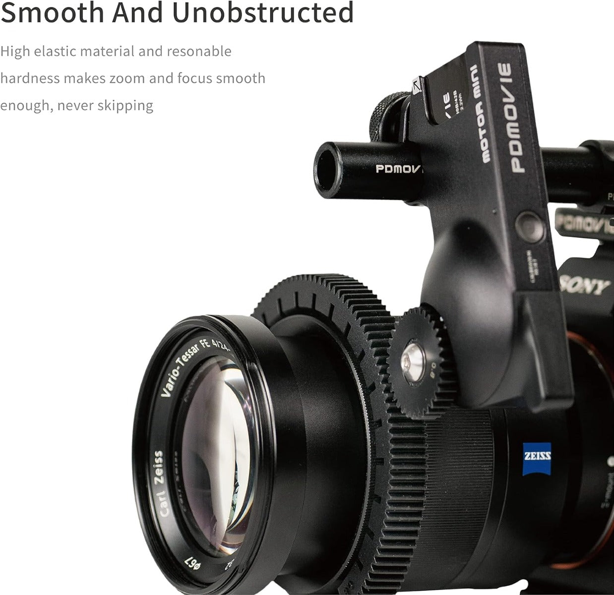 PDMOVIE Lens Gear Ring Support DIA 42-82mm 