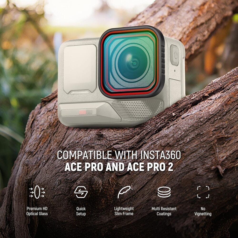 NEEWER FL-C29 ND Filter Kit for Insta360 Ace - 4 Pack