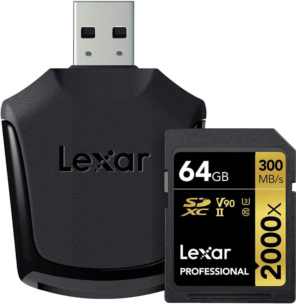 Lexar Professional 2000x SDHC/SDXC UHS-II SD Card - 64GB