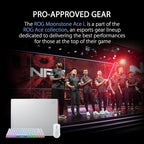 ASUS ROG MOONSTONE ACE L Gaming Mouse Pad (White)