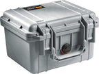 Pelican 1300 Case - Silver with Foam