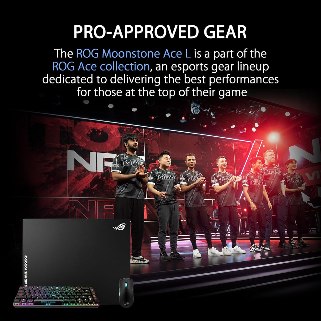 ASUS ROG MOONSTONE ACE L Gaming Mouse Pad (Black)