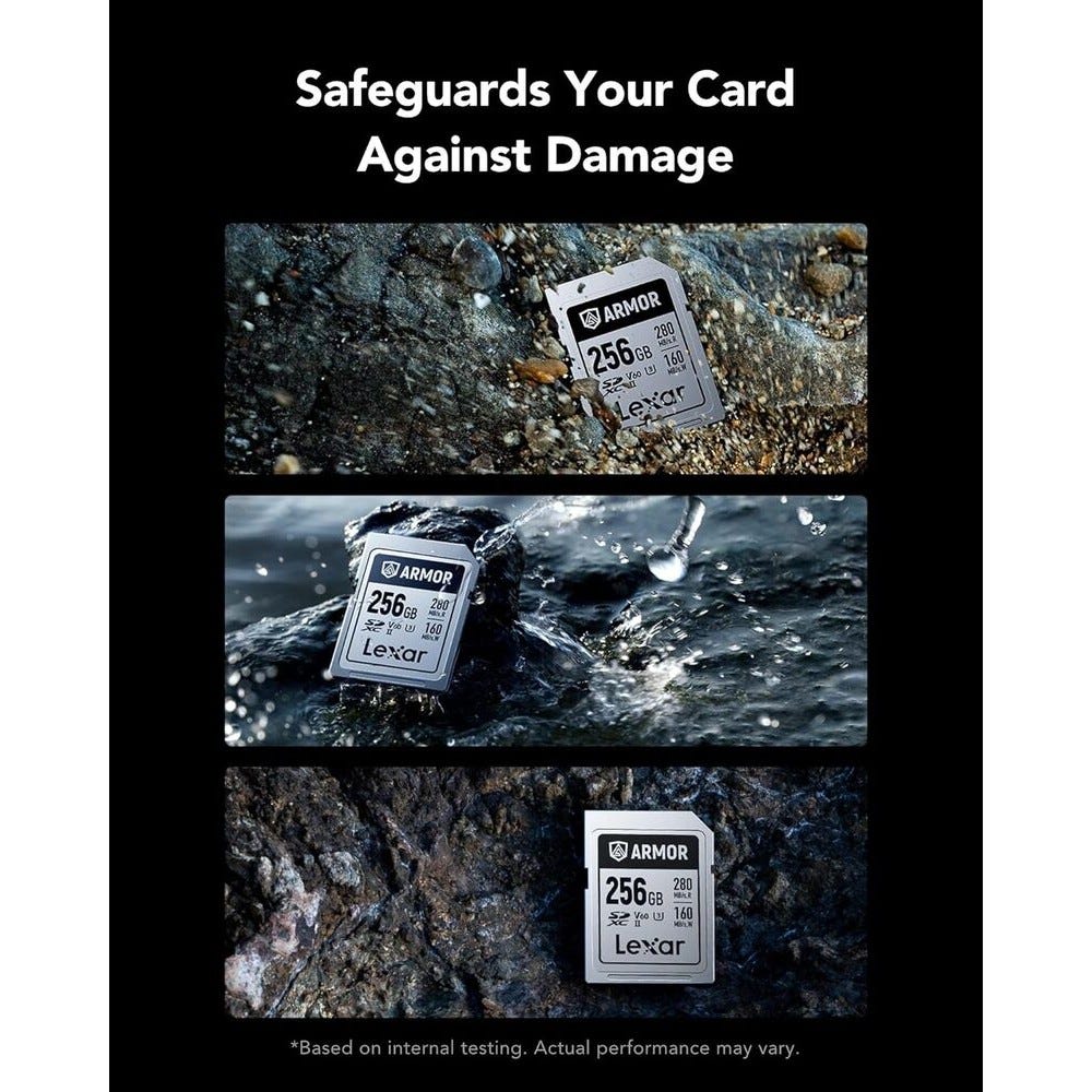 Lexar Professional ARMOR Silver Pro SDXC UHS-II Card - 256GB