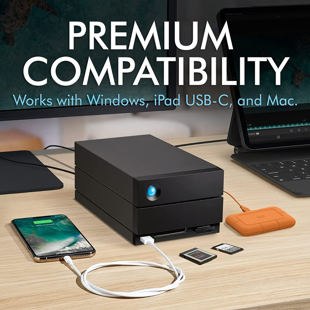 20TB 2big Dock v2 Thunderbolt 4 USB-C External Desktop Hard Drive
