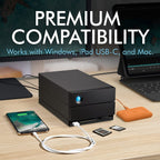 20TB 2big Dock v2 Thunderbolt 4 USB-C External Desktop Hard Drive
