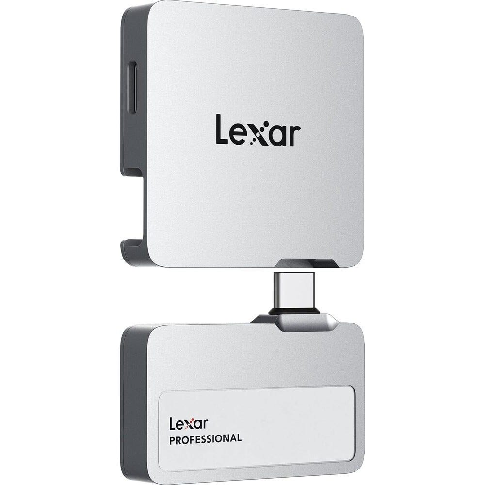 Lexar Professional GO SL400 SSD Silver with Hub - 2TB