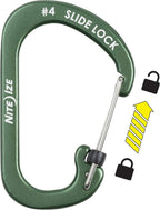 Nite Ize SlideLock Carabiner Aluminium #4 - Olive