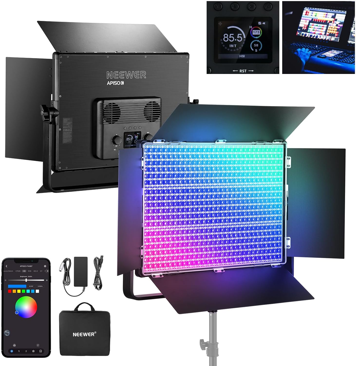 NEEWER AP150C 150w RGB Video Light