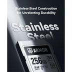Lexar Professional ARMOR Silver Pro SDXC UHS-II Card - 256GB