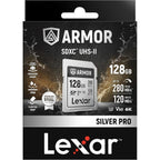 Lexar Professional ARMOR Silver Pro SDXC UHS-II Card - 128GB