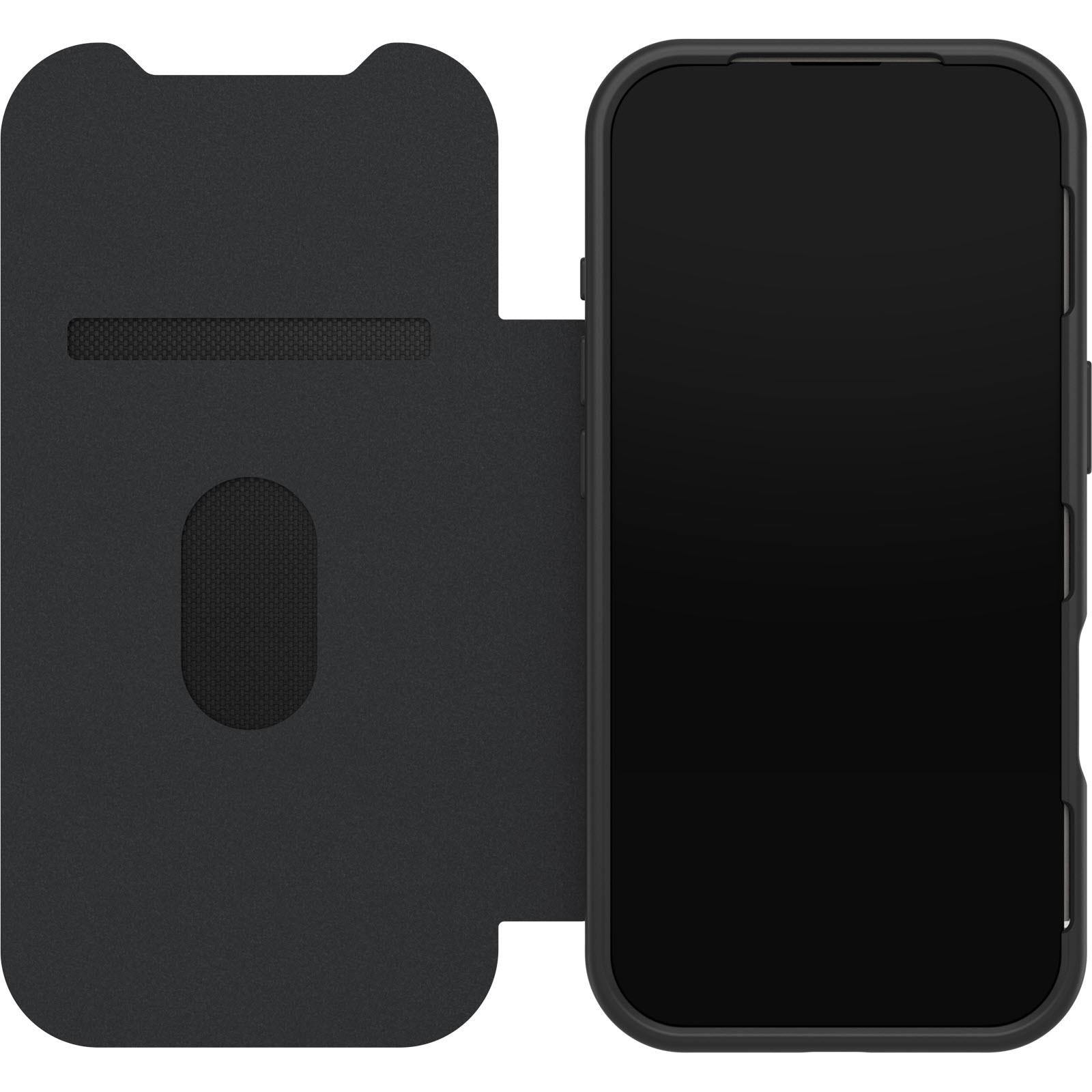 OtterBox React Folio MagSafe Case for iPhone 17 Pro (Black Crystal)