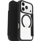 OtterBox React Folio MagSafe Case for iPhone 17 Pro (Black Crystal)