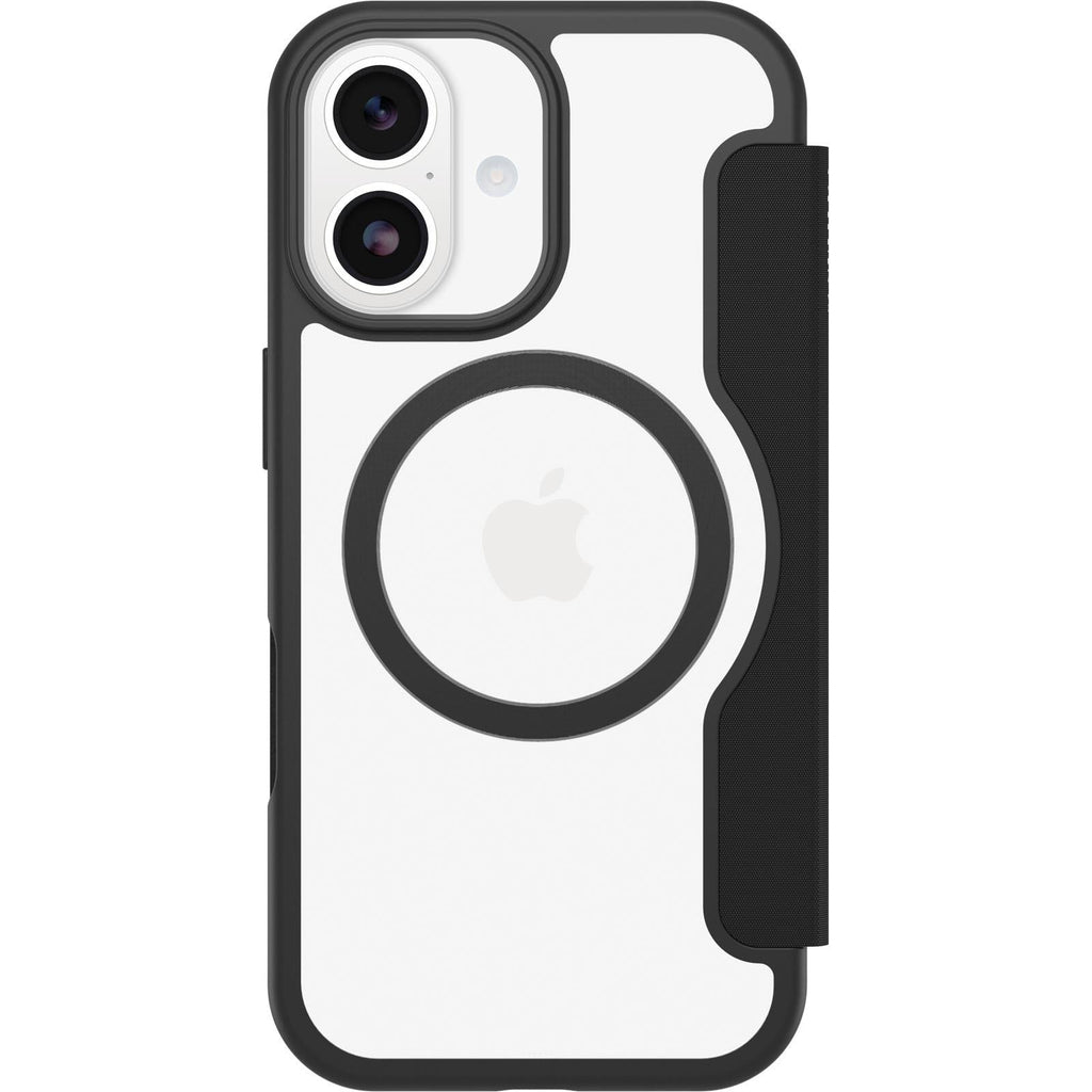 OtterBox React Folio MagSafe Case for iPhone 17 (Black Crystal)