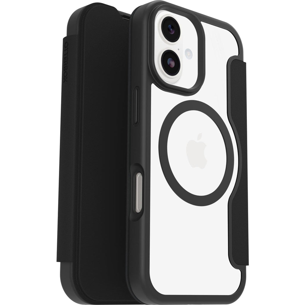 OtterBox React Folio MagSafe Case for iPhone 17 (Black Crystal)