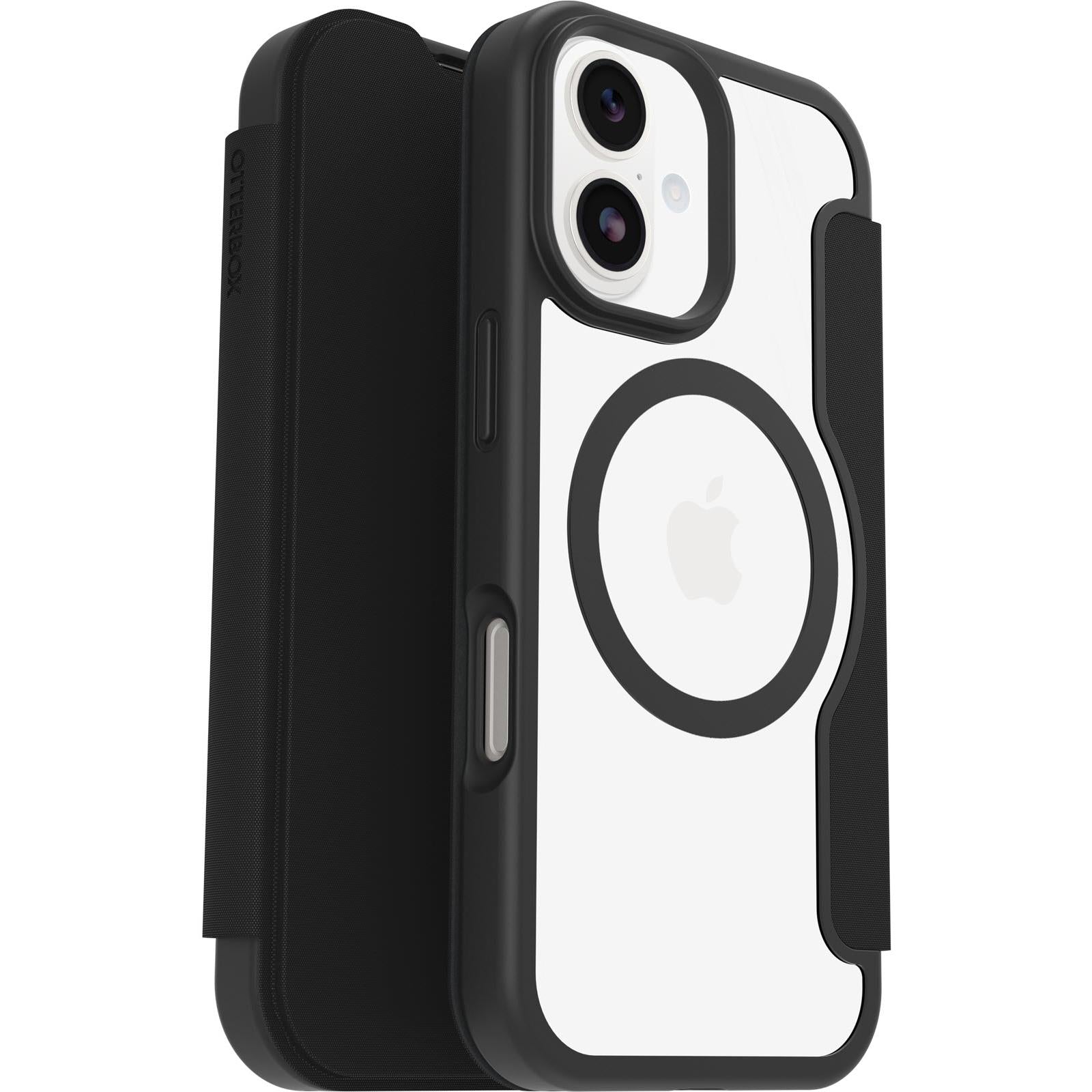 OtterBox React Folio MagSafe Case for iPhone 17 (Black Crystal)