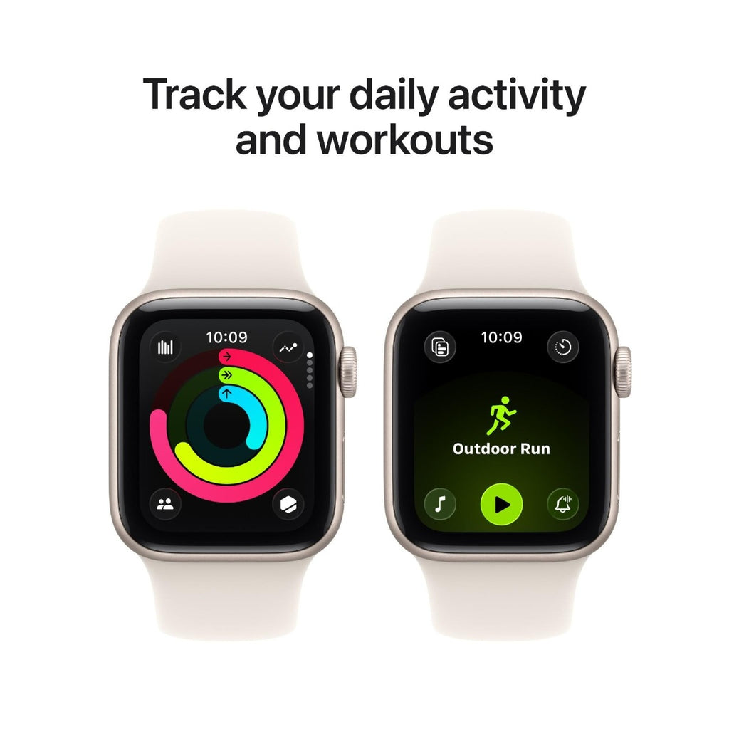 Apple Watch SE 3 44mm Starlight Aluminium Case GPS + Sport Band (M/L)