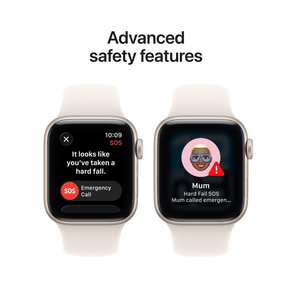 Apple Watch SE 3 44mm Starlight Aluminium Case GPS + Sport Band (S/M)