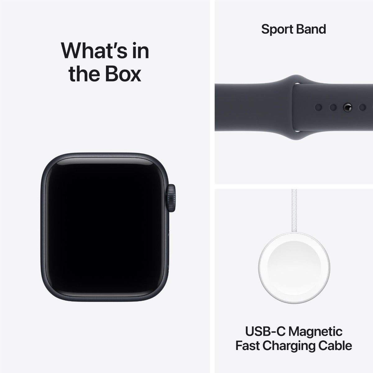 Apple Watch SE 3 40mm Midnight Aluminium Case GPS + Sport Band (M/L)