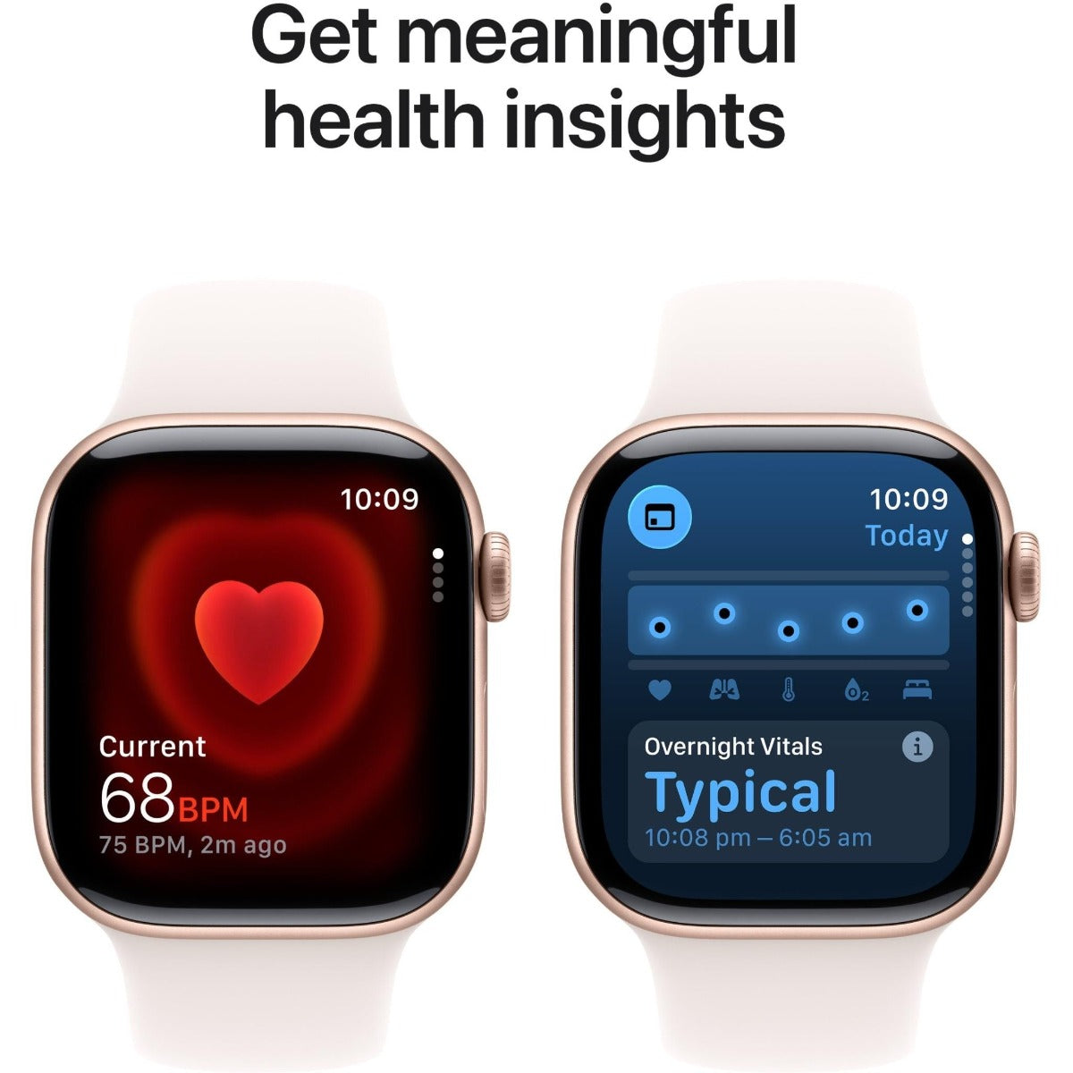 Apple Watch Series 11 42mm Rose Gold Aluminium Case GPS + Sport Band (S/M)