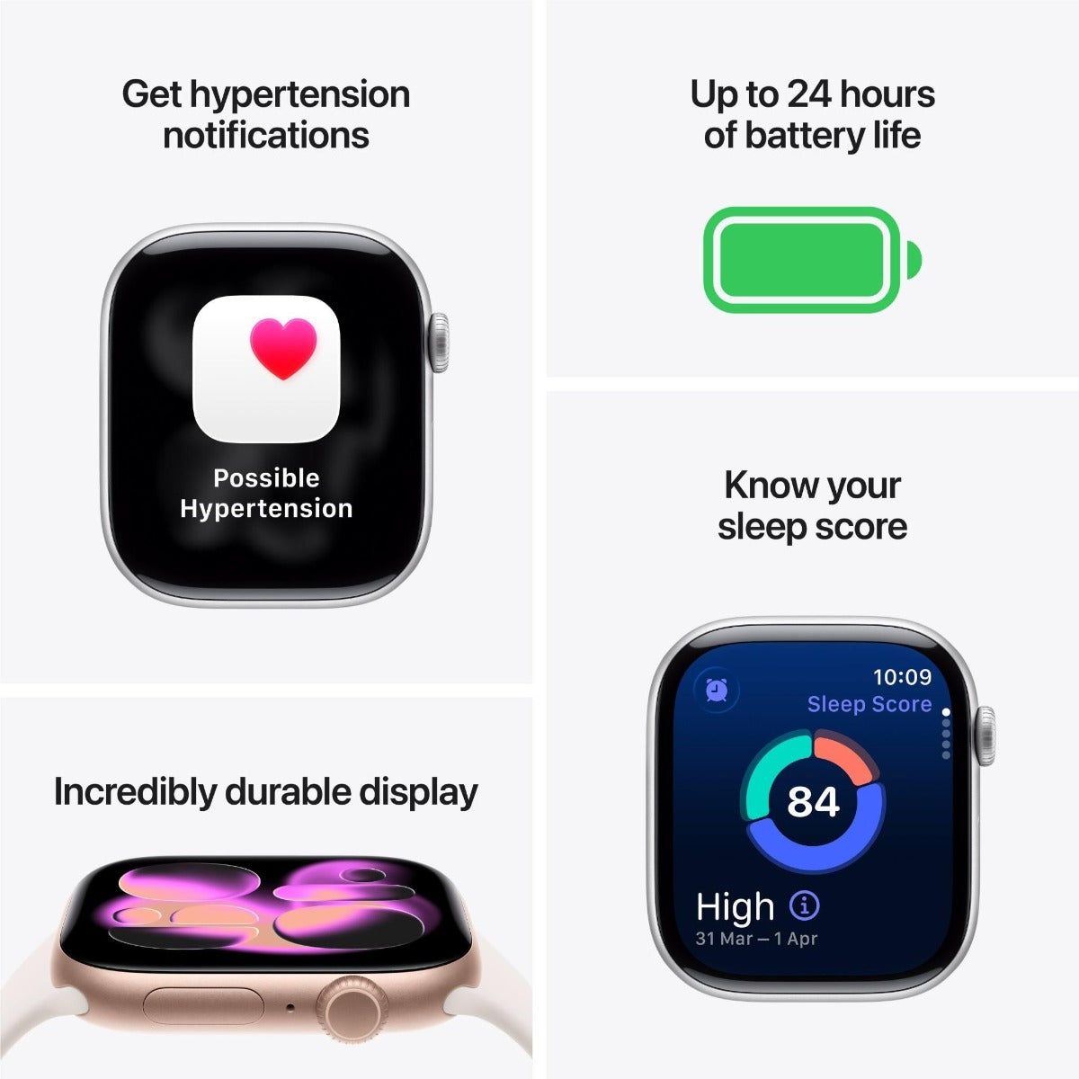 Apple Watch Series 11 42mm Silver Aluminium Case GPS + Sport Band (S/M)