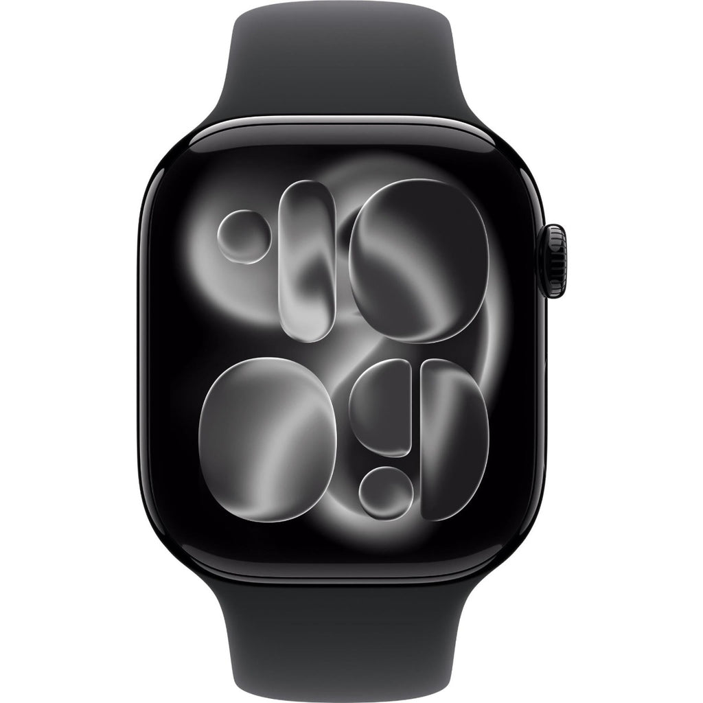 Apple Watch Series 11 46mm Jet Black Aluminium Case GPS + Sport Band (S/M)