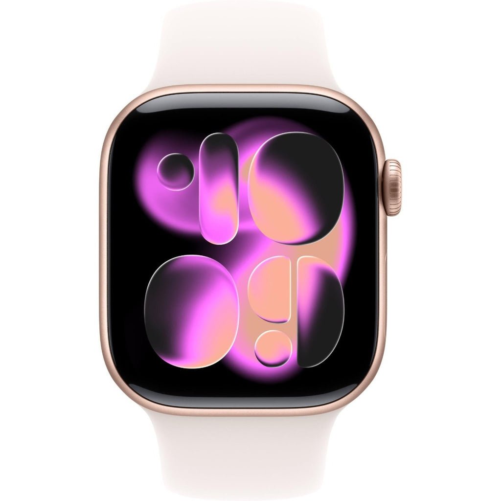 Apple Watch Series 11 42mm Rose Gold Aluminium Case GPS + Cellular Sport Band (S/M)