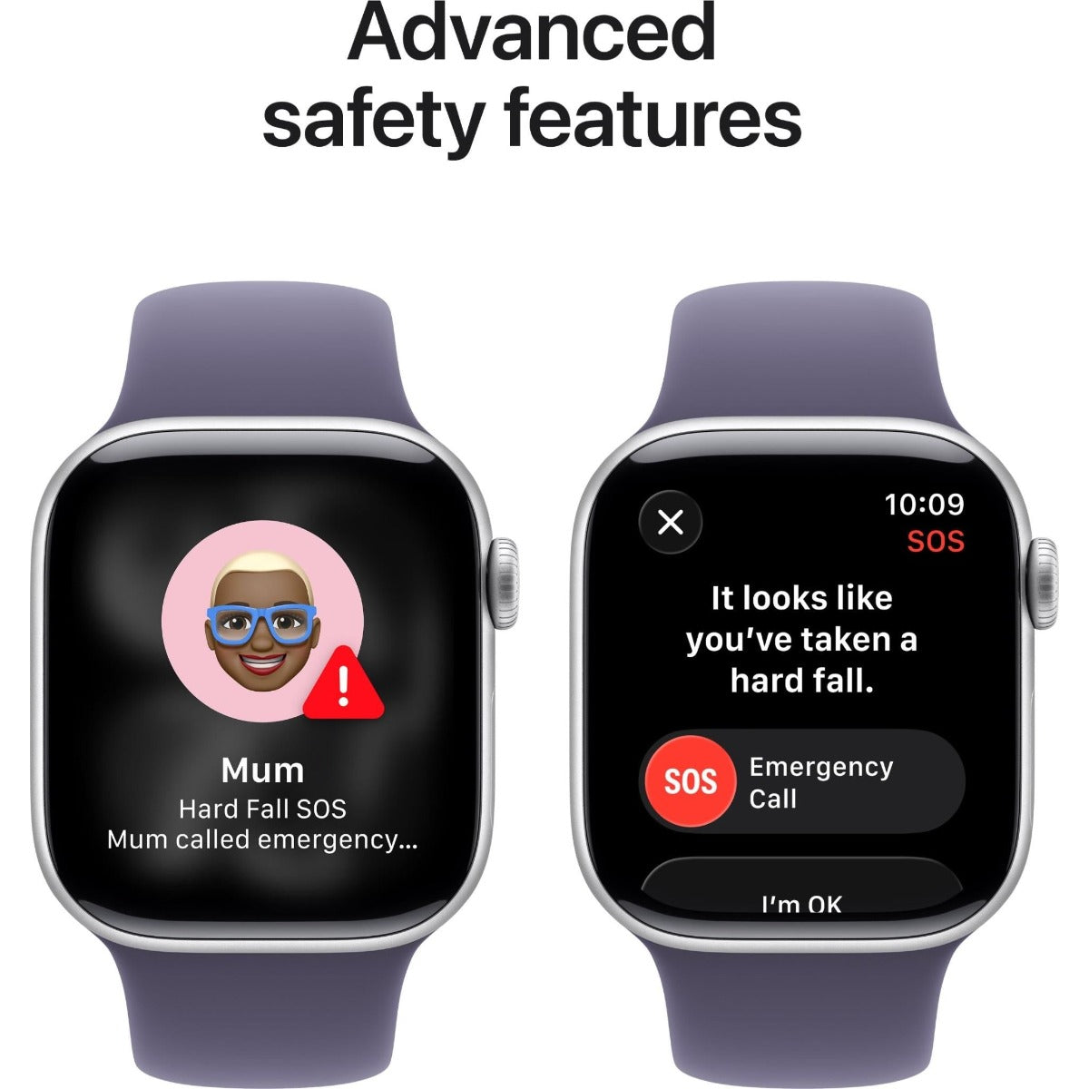 Apple Watch Series 11 42mm Silver Aluminium Case GPS + Cellular Sport Band (S/M)