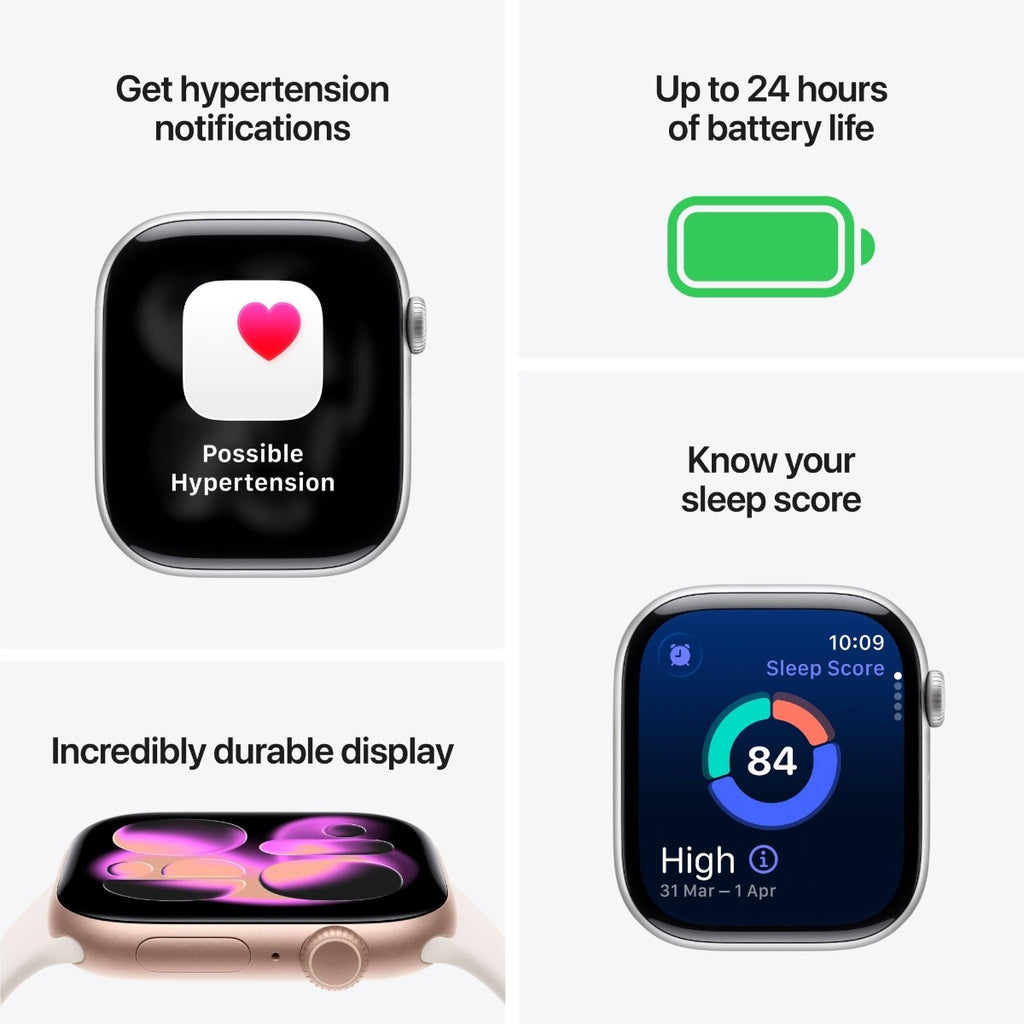 Apple Watch Series 11 42mm Gold Titanium Case GPS + Cellular Sport Band (S/M)